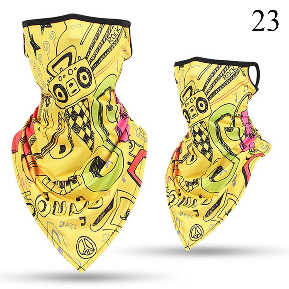 Bandana Cotton - 1 個サイクリングバイクスキースカーフラップアウトドアスポーツネックカバーバンダナフェイスマスクバラクラバ