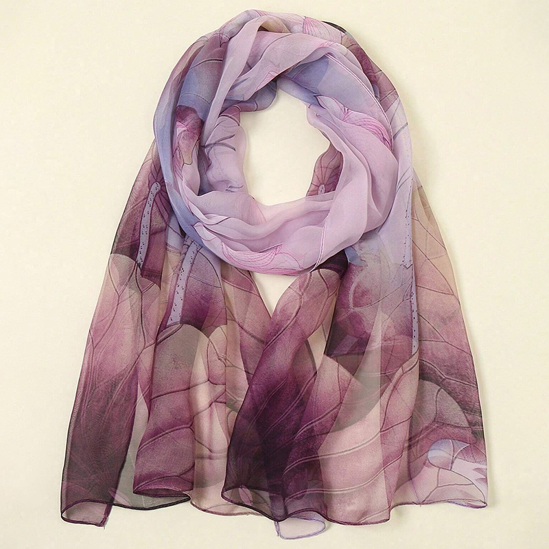 Silk Neck Scarf - 高級ブランドの女性のビーチスカーフ花シルクショールデザインプリントヘッドバンド女性の夏のヘッドバンドラップ日焼け止めヒジャーブ 2024