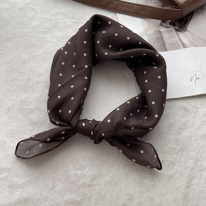 女性のヘアドットスカーフ女性の綿の正方形のスカーフ女性のため - Bandana Cotton のレビューと価格