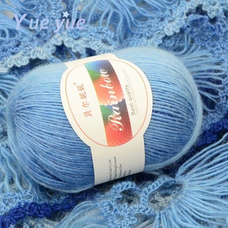600m一本鎖染色ウール糸、手織りフック編み、ロッド、ニード - Woven Scarf Blanket のレビューと価格