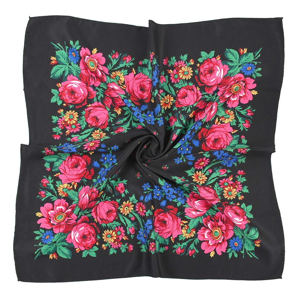 70*70 センチメートルロシアスタイルスクエアスカーフ女性 - Bandana Cotton のレビューと価格
