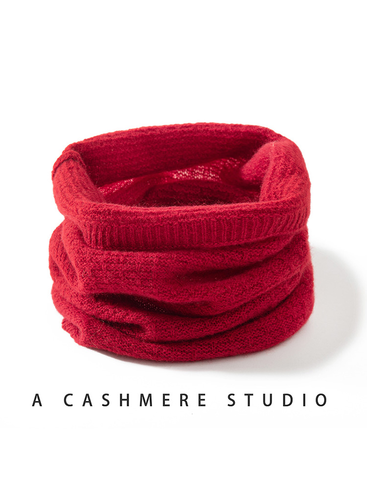 100%ピュアカシミヤワッフルニットネックウォーマー女性用サ - Infinity Scarf Knit のレビューと価格