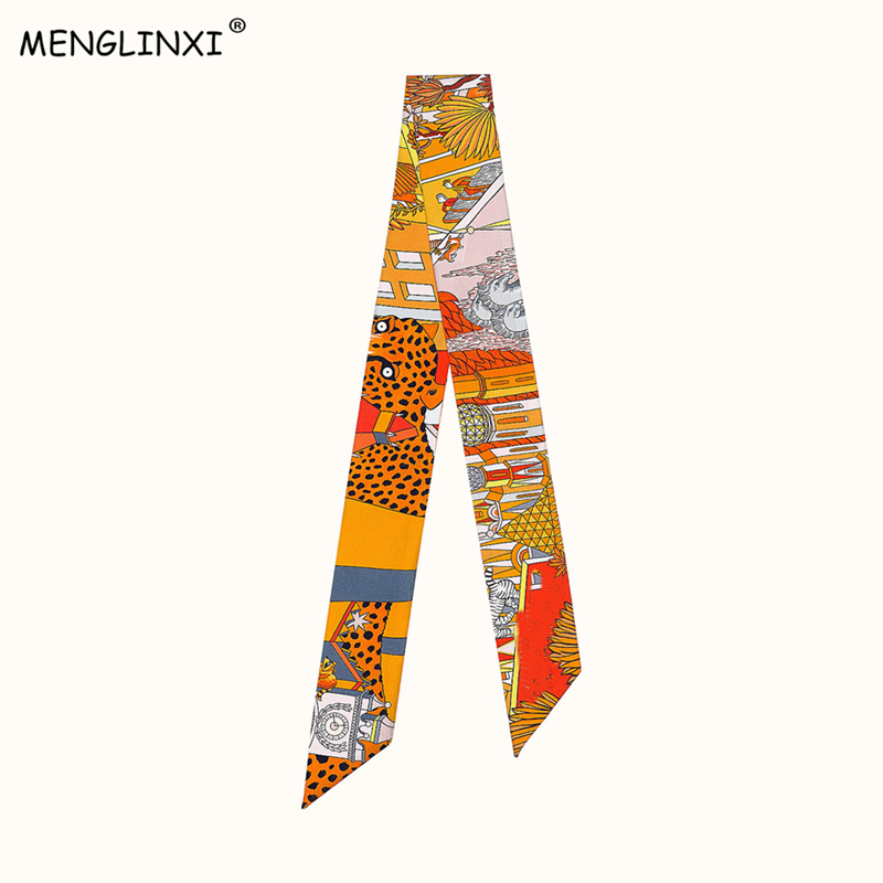 女性のためのアニマルデザインのシルクスカーフ,ヒョウ,豪華な - Silk Neck Scarf のレビューと価格
