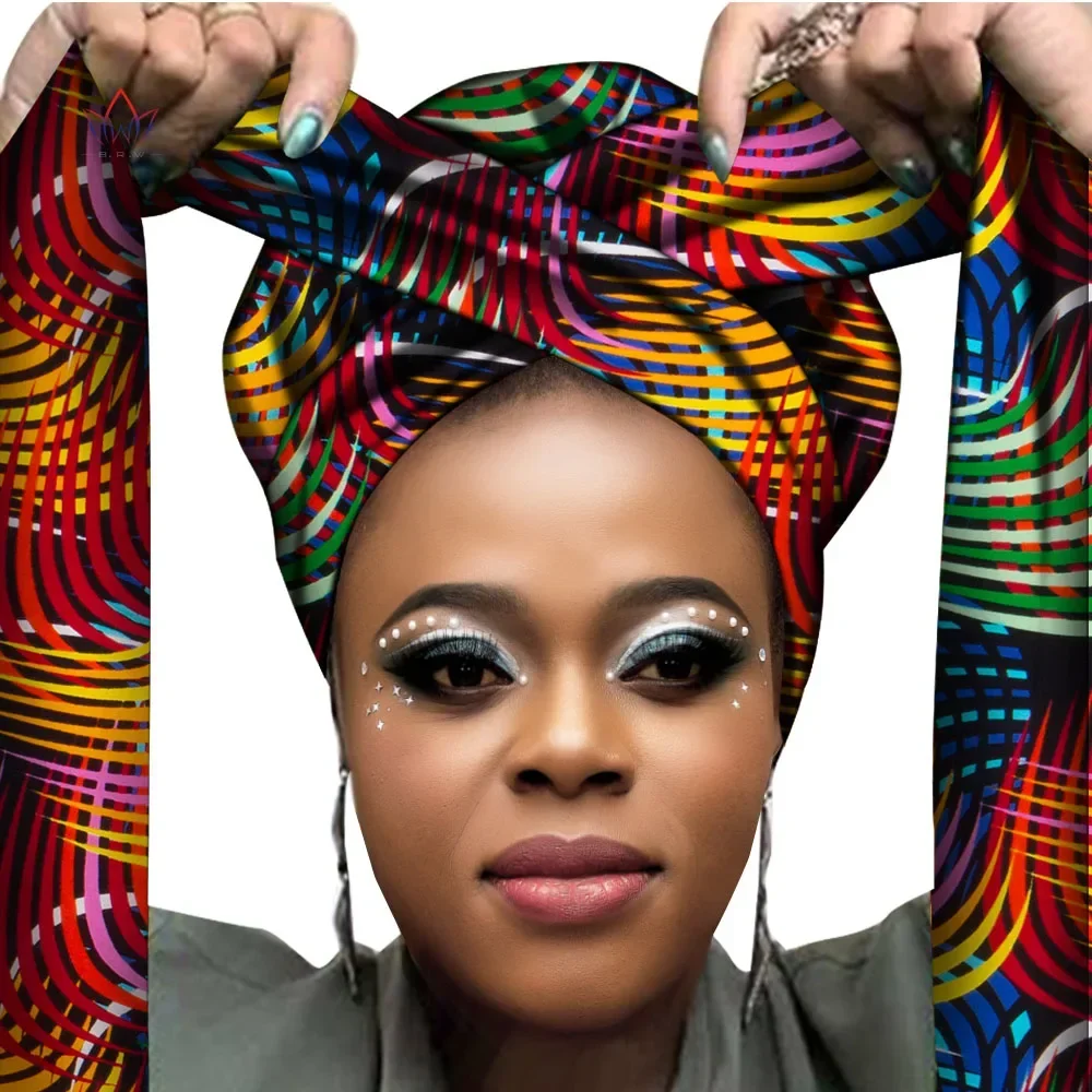 アフリカ Headwrap で女性のヘアアクセサリースカーフ - Bandana Cotton のレビューと価格