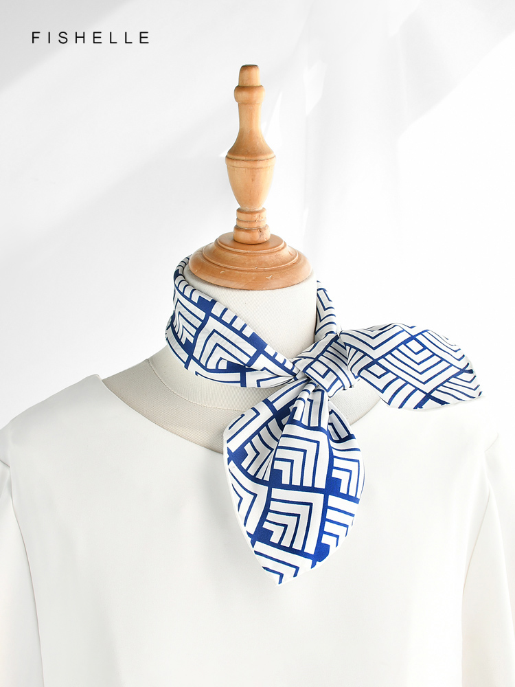 女性のための中国のクラシックなシルクスカーフ,天然シルクのス - Silk Neck Scarf のレビューと価格