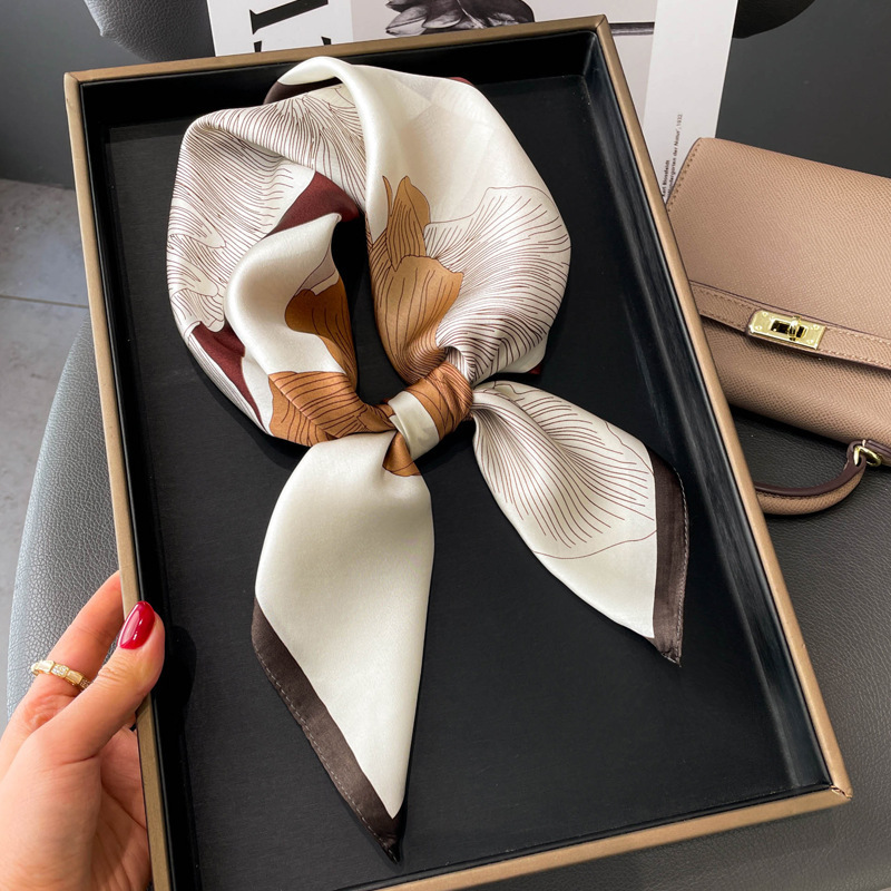 女性用シルクプリントのデザインスカーフ,ネクタイ,ハンドバッ - Ascot Neck Scarf のレビューと価格