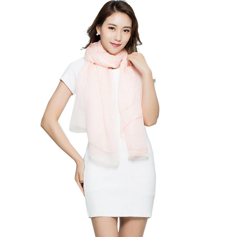 女性用ロングシルクシフォンスカーフ,人気ブランドスカーフ,シ - Silk Neck Scarf のレビューと価格